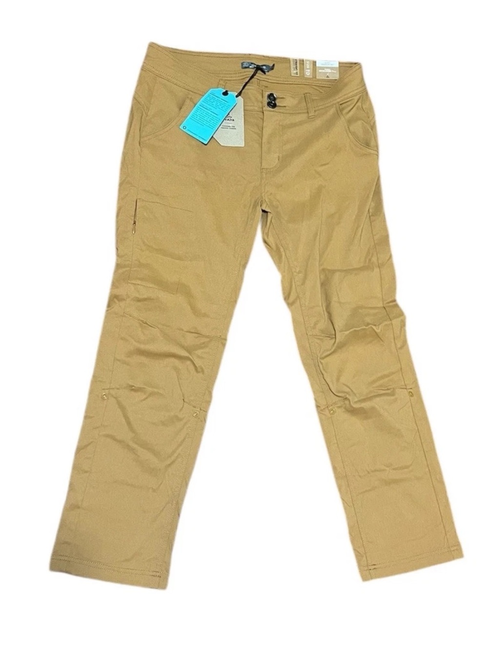 Prana Halle Straight Fit Earthbound Brown NWT Short Inseam 28” Sz 10
